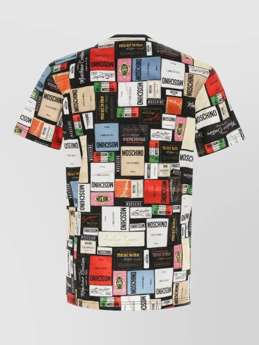 Moschino Printed Cotton T-Shirt