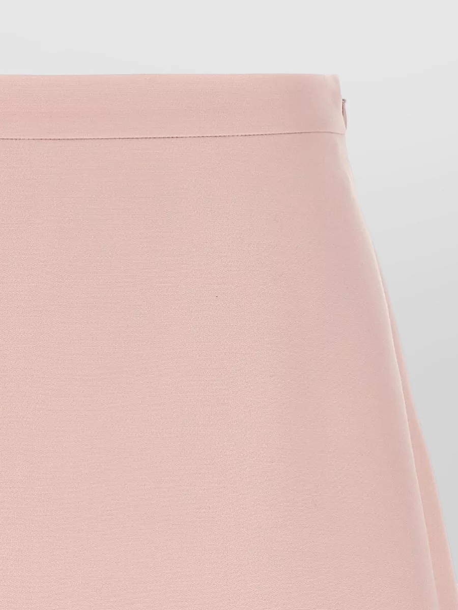 Valentino Garavani Feather Skirt High Waist Design