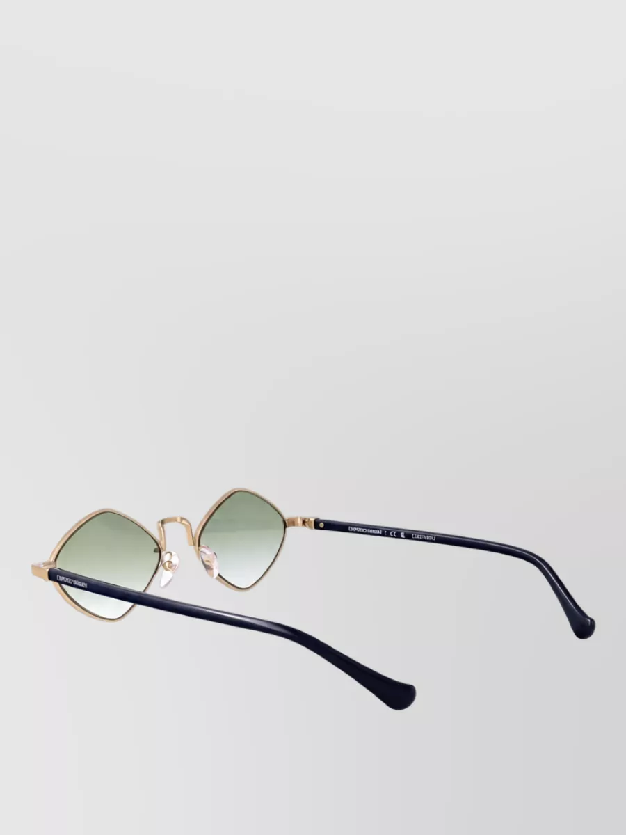 Emporio Armani Metal Geometric Sunglasses