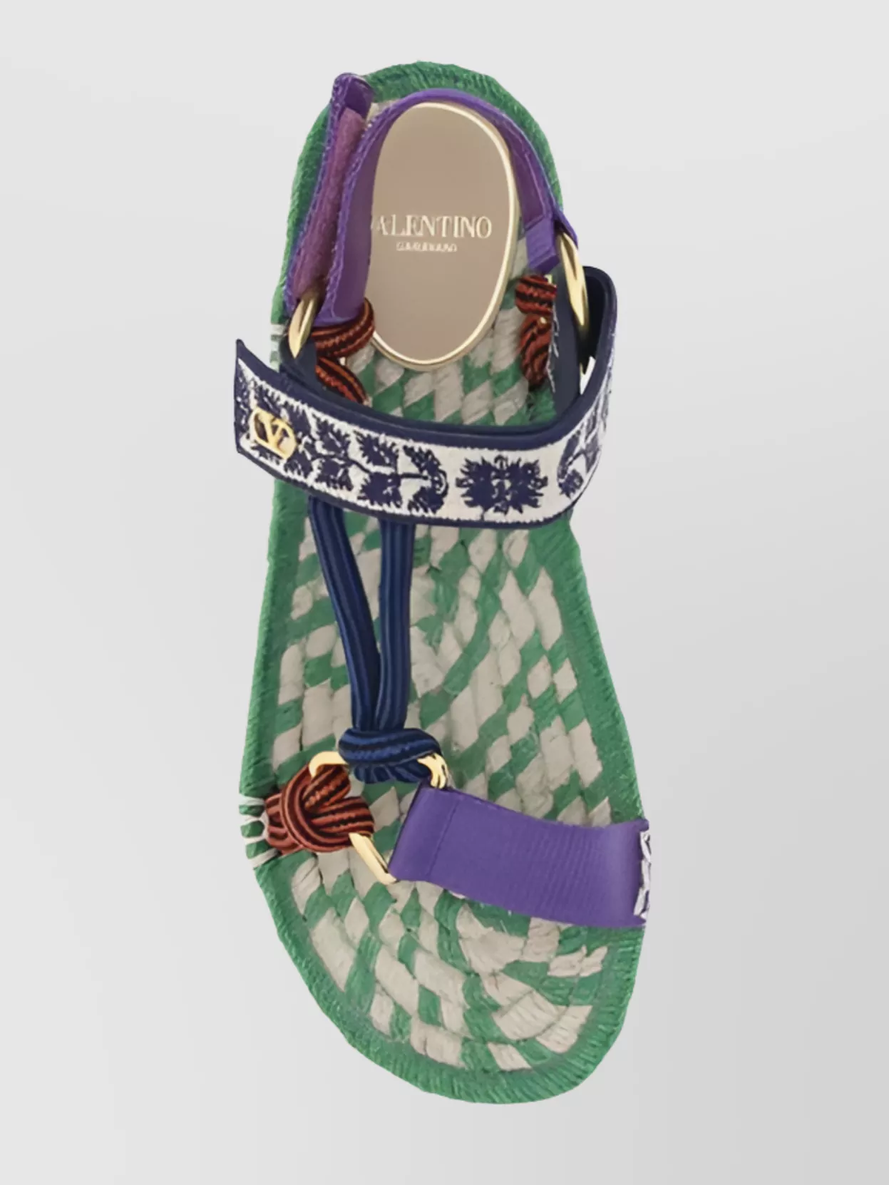 Valentino Garavani Lake Powell Embroidered Strap Sandals