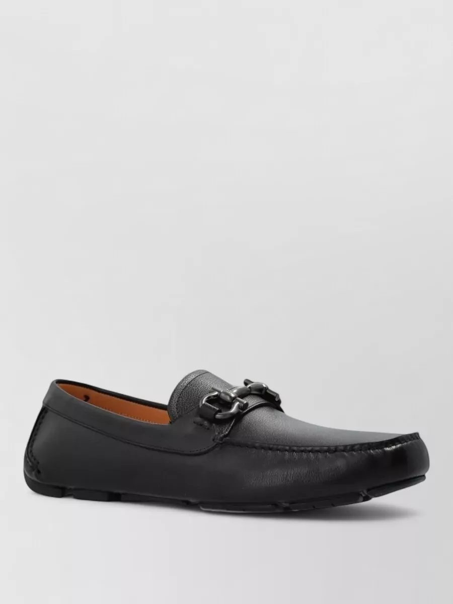 Ferragamo Leather Driver Loafers