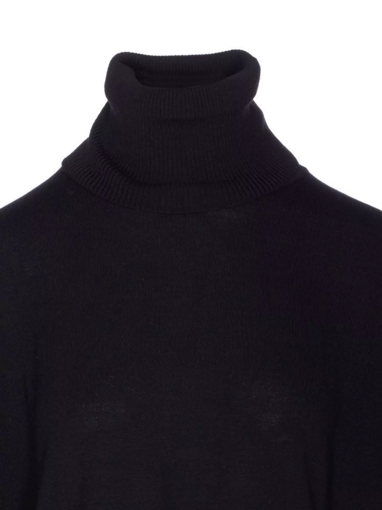 Filippa K Turtleneck Long Sleeve Knitwear Top In Black