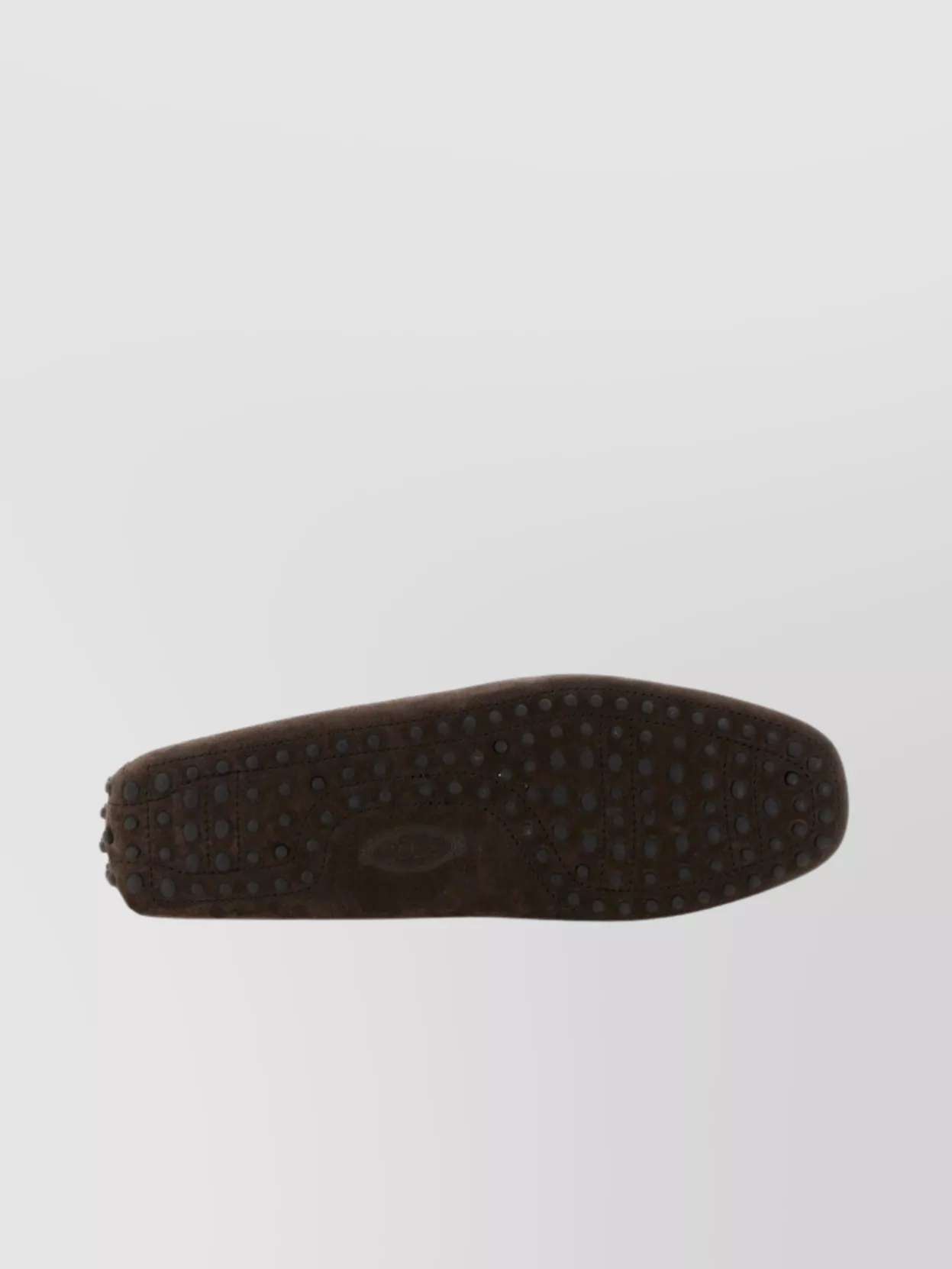 Tod's Bow Moccasin Rubber Suede Loafer