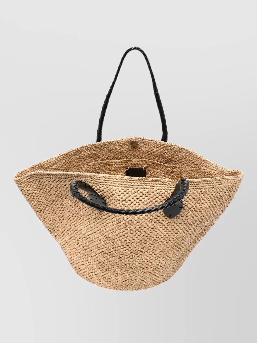 Dragon Diffusion Vintage Mesh Tote Raffia Beach Bag