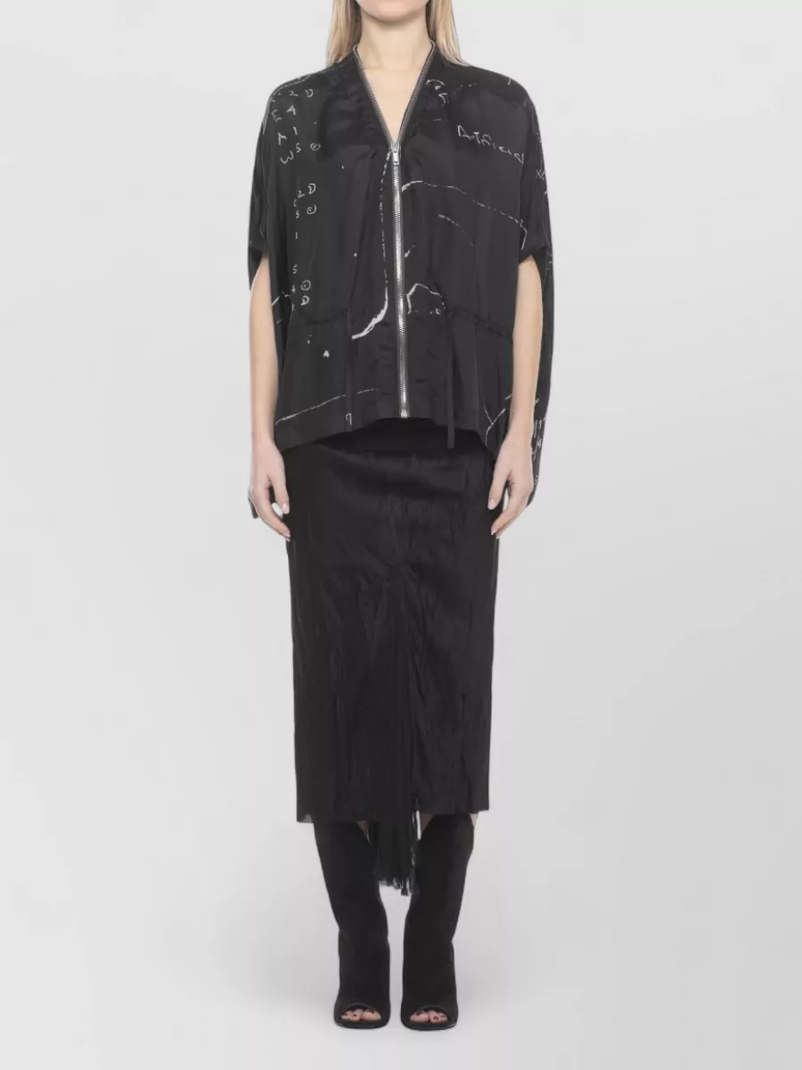 Rick Owens Sleeveless Printed Jacket