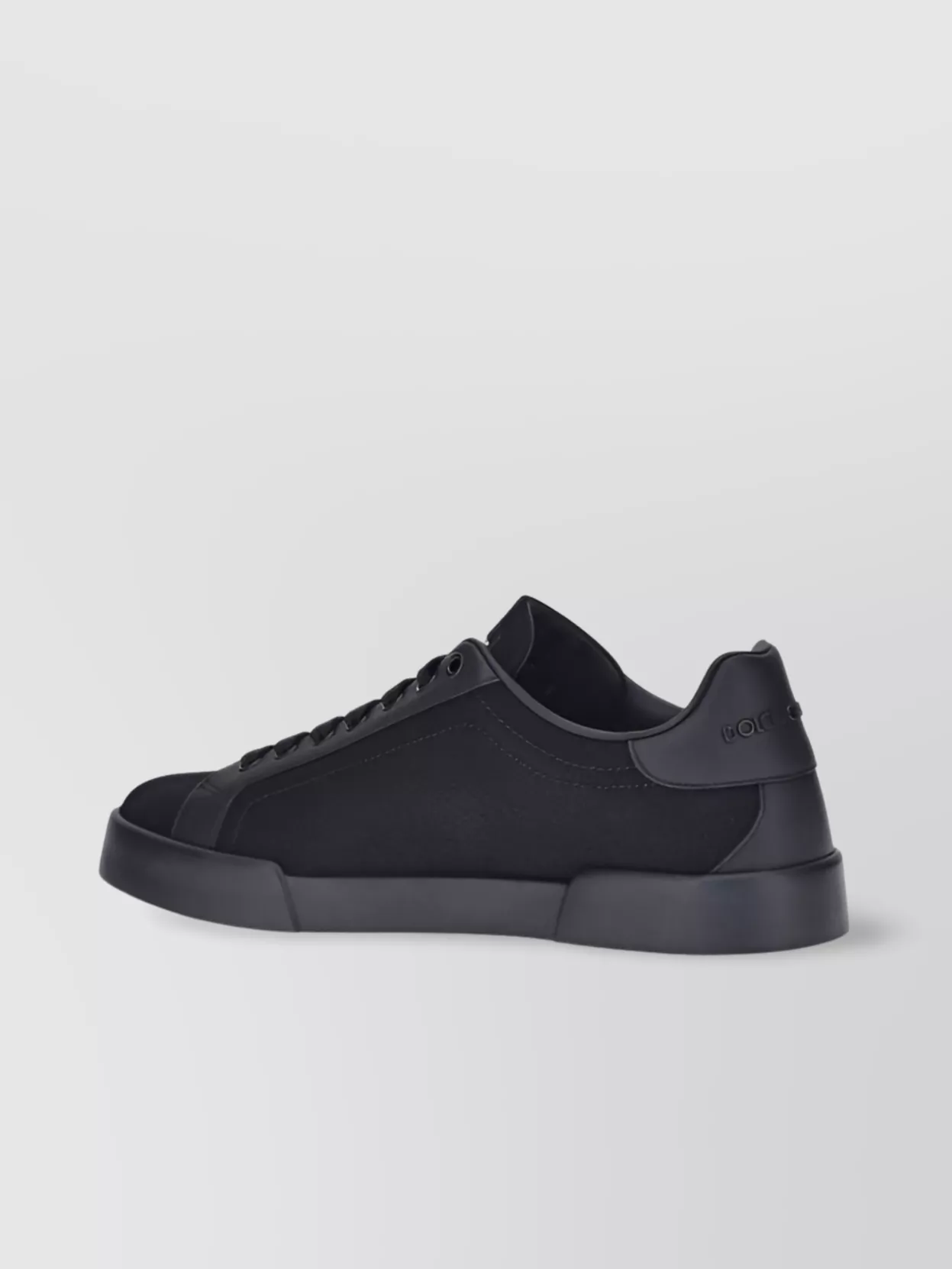 Dolce&Gabbana Branded Leather Low-Top Sneakers