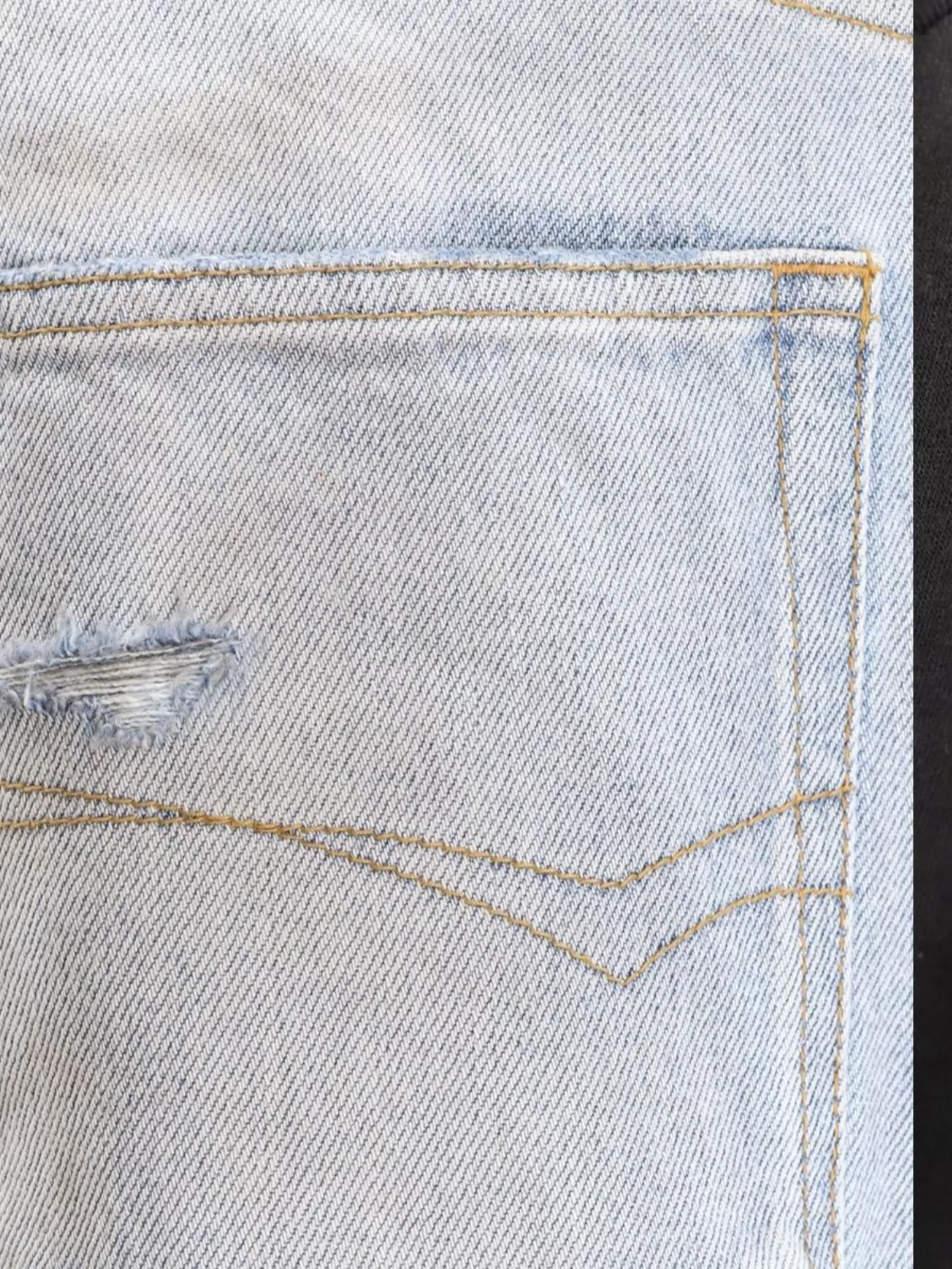 Balenciaga Relaxed Fit Wide Leg Denim Trousers