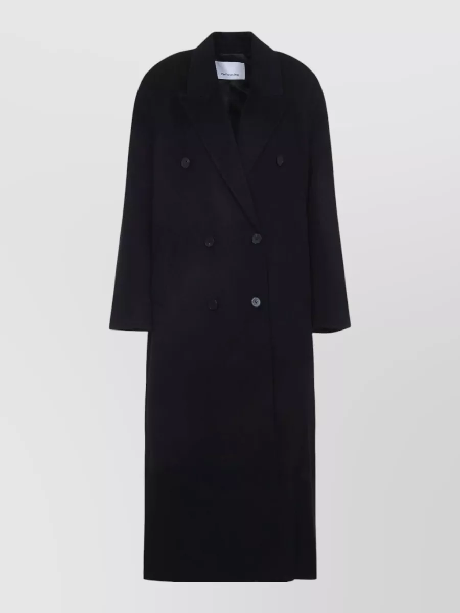 The Frankie Shop wool oversized double-breasted coat