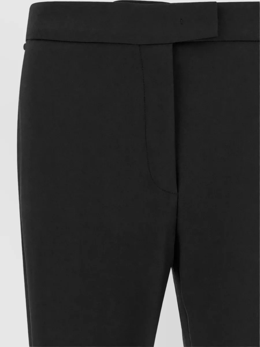 Sportmax Wool-Blend Straight-Leg Suit Trousers