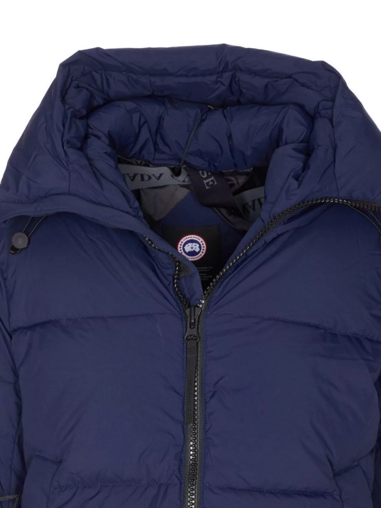 Canada Goose Hooded Padded Jacket Featuring Logo