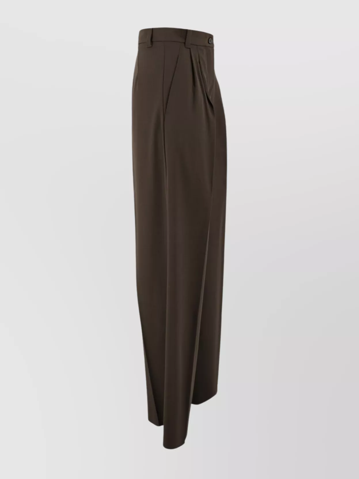 Weekend Max Mara Wide-Leg High Waist Trousers With Pleated Front