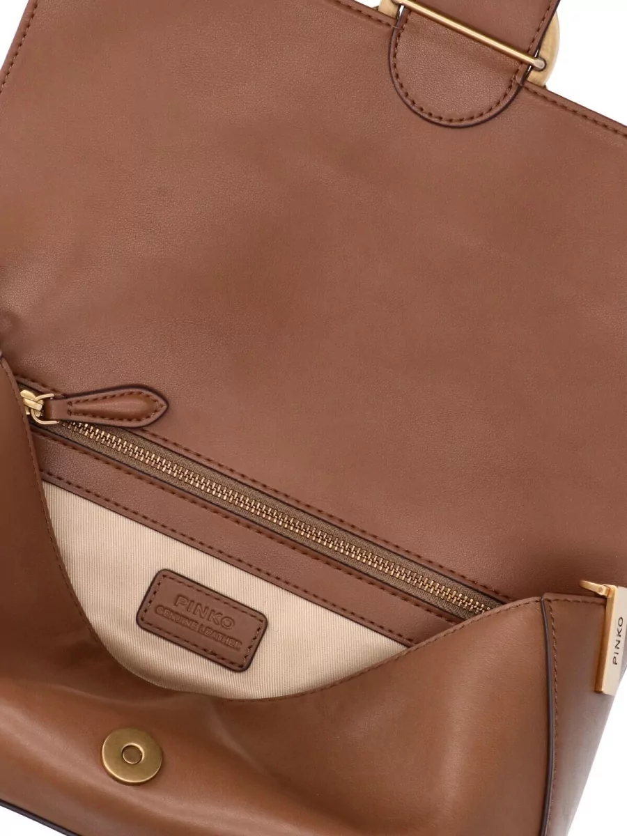 Pinko Na Leather Clutch Bag