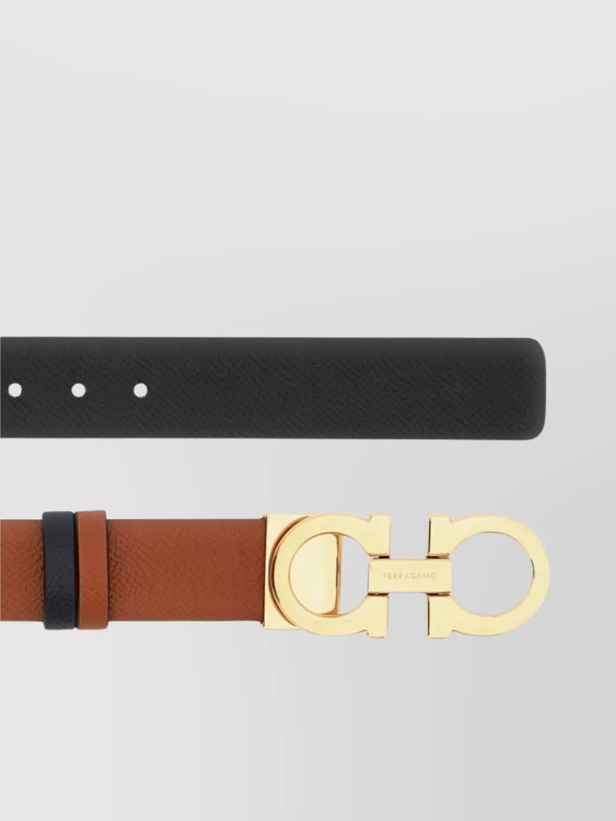 Ferragamo Reversible Belt Gancini H25