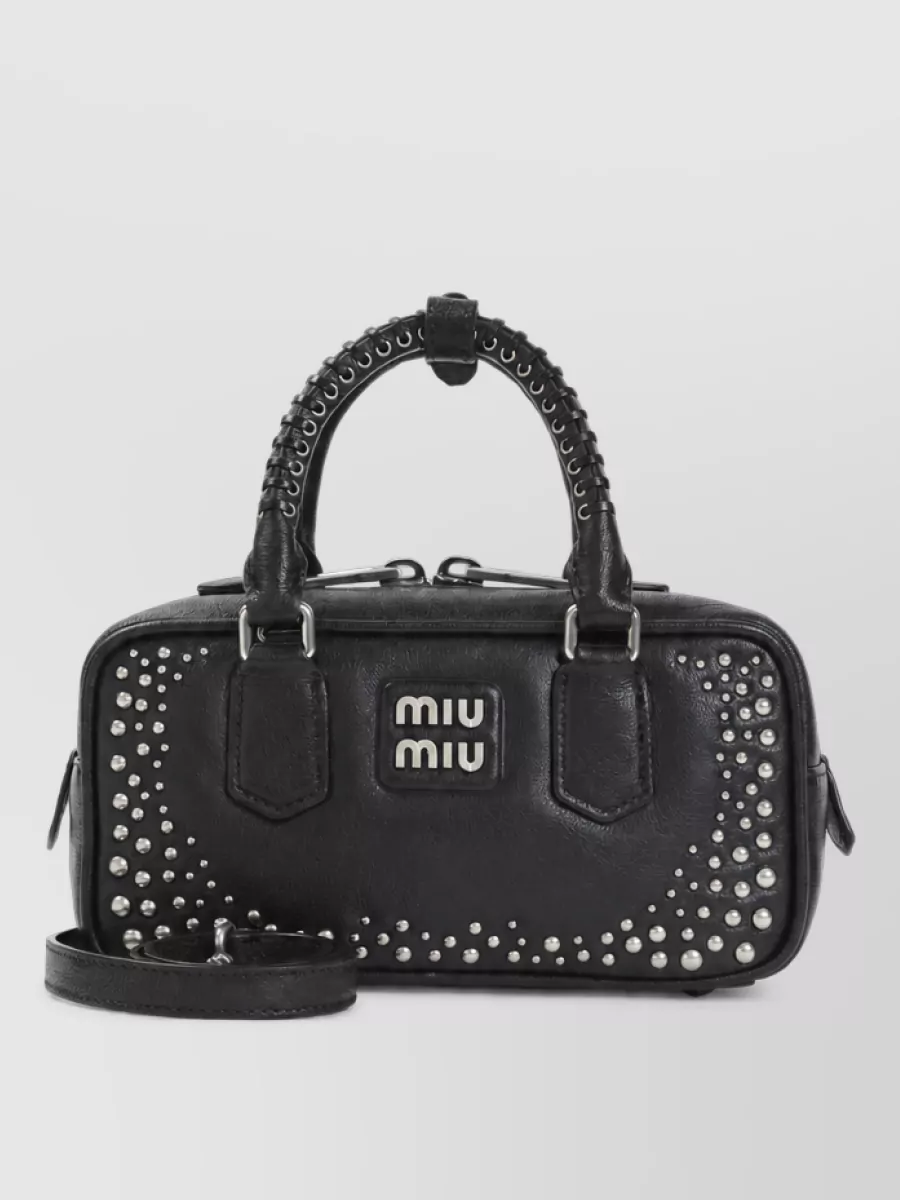 Miu Miu arcadie studded leather mini bag