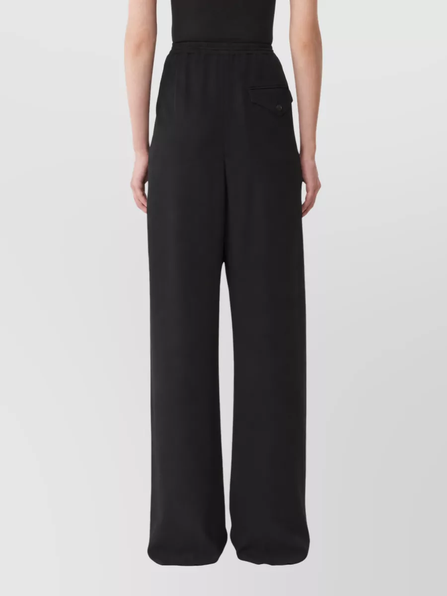 Lanvin Wide-Leg Lounge Trousers