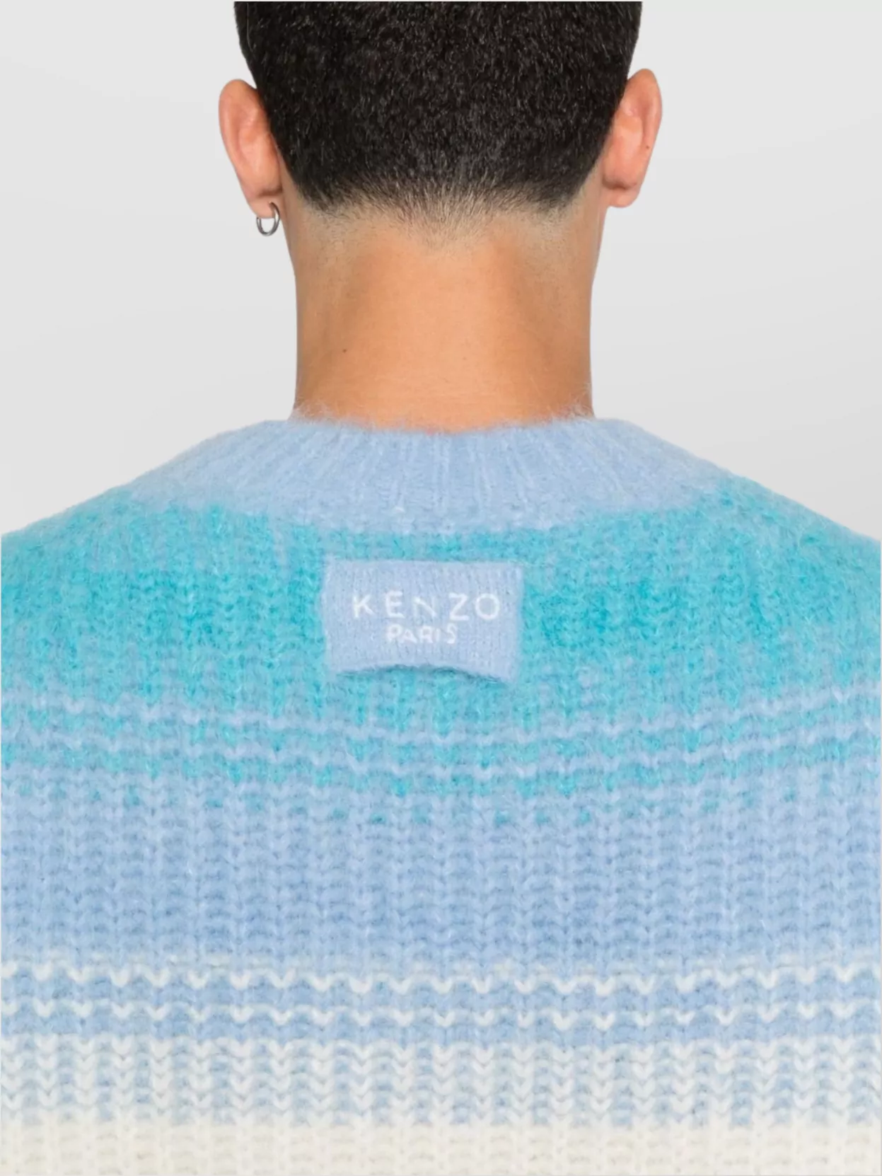 Kenzo Crewneck Sweater Striped Long Sleeves