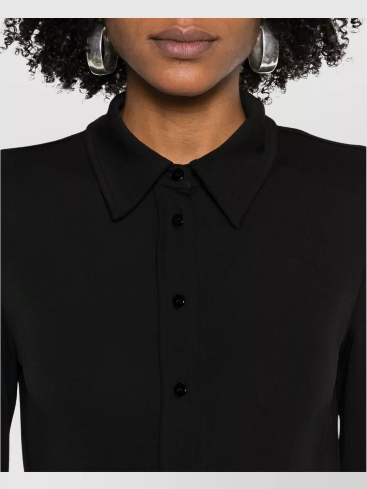 Sportmax Backless Knee Length Dress With Long Sleeves
