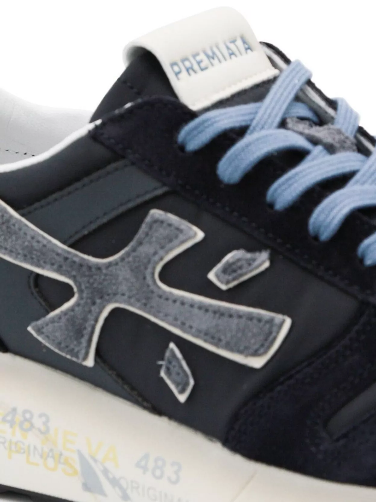 Premiata Low Profile Sneakers Contrast Sole