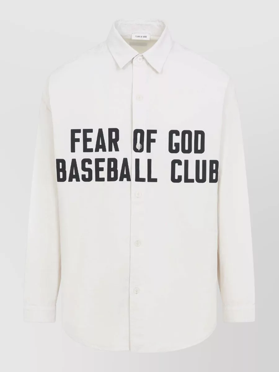 Fear Of God relaxed cotton long-sleeve shirt