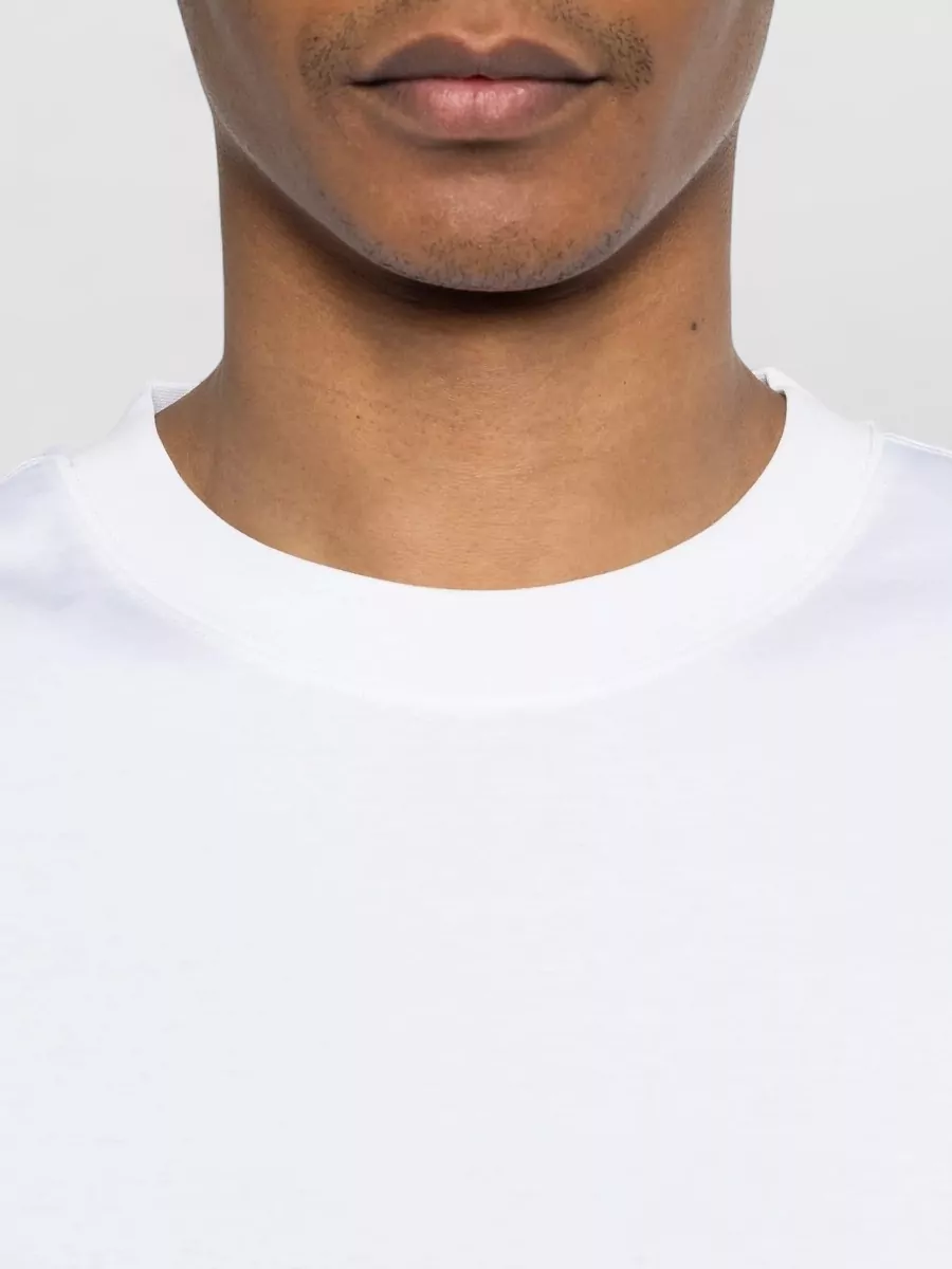 Calvin Klein Mercerized Cotton Crew Neck T-Shirt