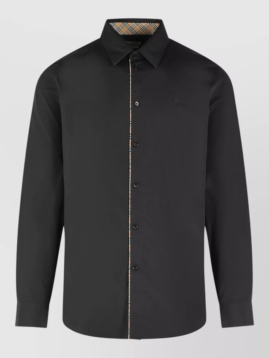 Burberry cotton classic-fit long-sleeve shirt