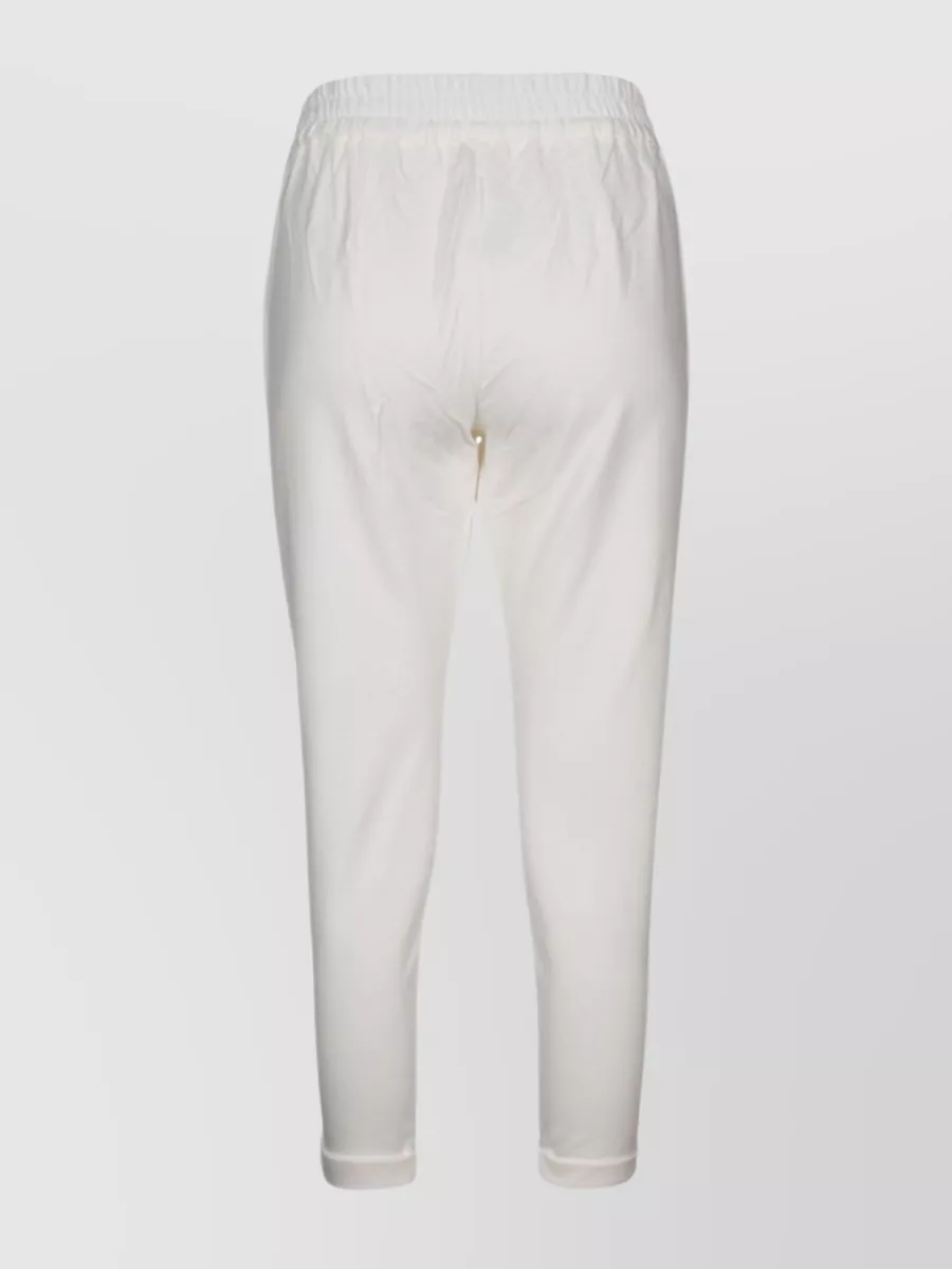 Brunello Cucinelli Elastic Waistband Ribbed Cuffs Trousers