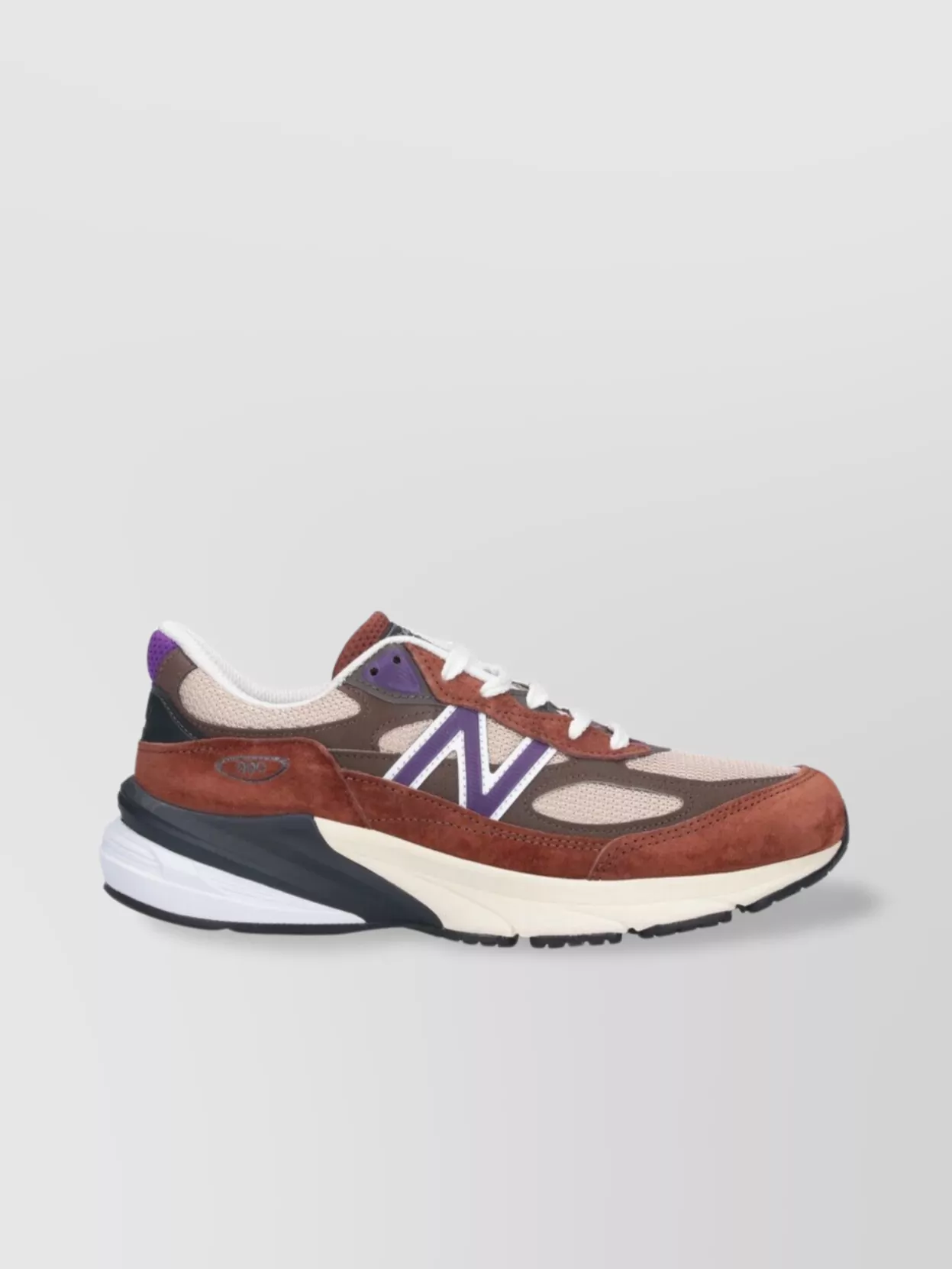 New Balance Low Top Sneakers With Mesh Panels And Suede Overlays