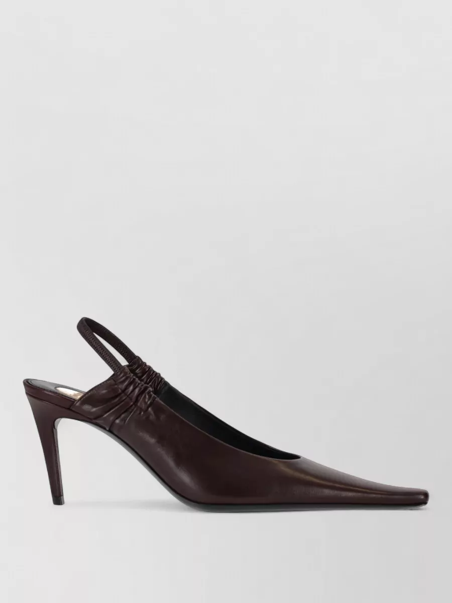 Saint Laurent Anne Marie 75 Slingback Pointed Pumps