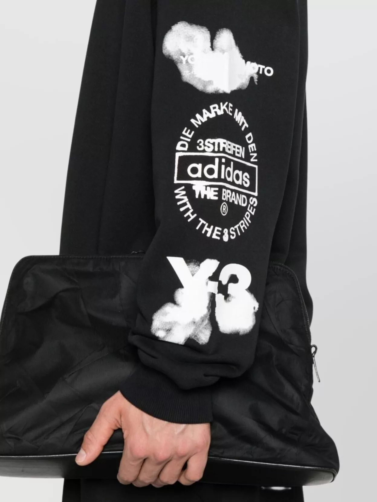 Y-3 Printed Crew Neck Sweater