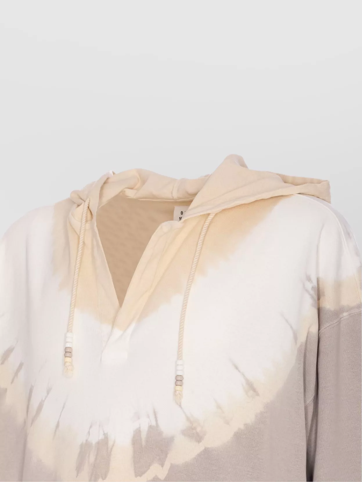 Mm6 Maison Margiela Hoodie With Tie-Dye Pattern And Kangaroo Pocket