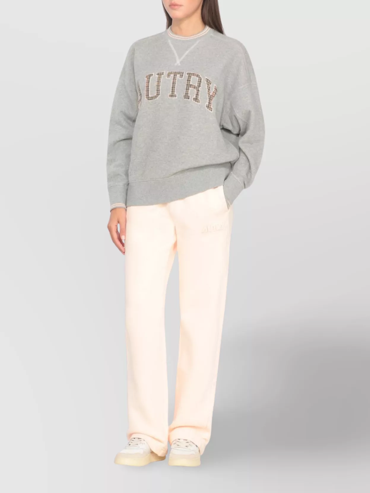 Autry Ribbed Crew Neck Knitwear With Long Sleeves