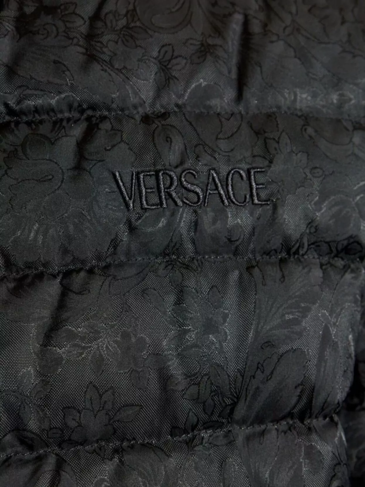 Versace Tailored Jacket With Elasticated Cuffs And Hem
