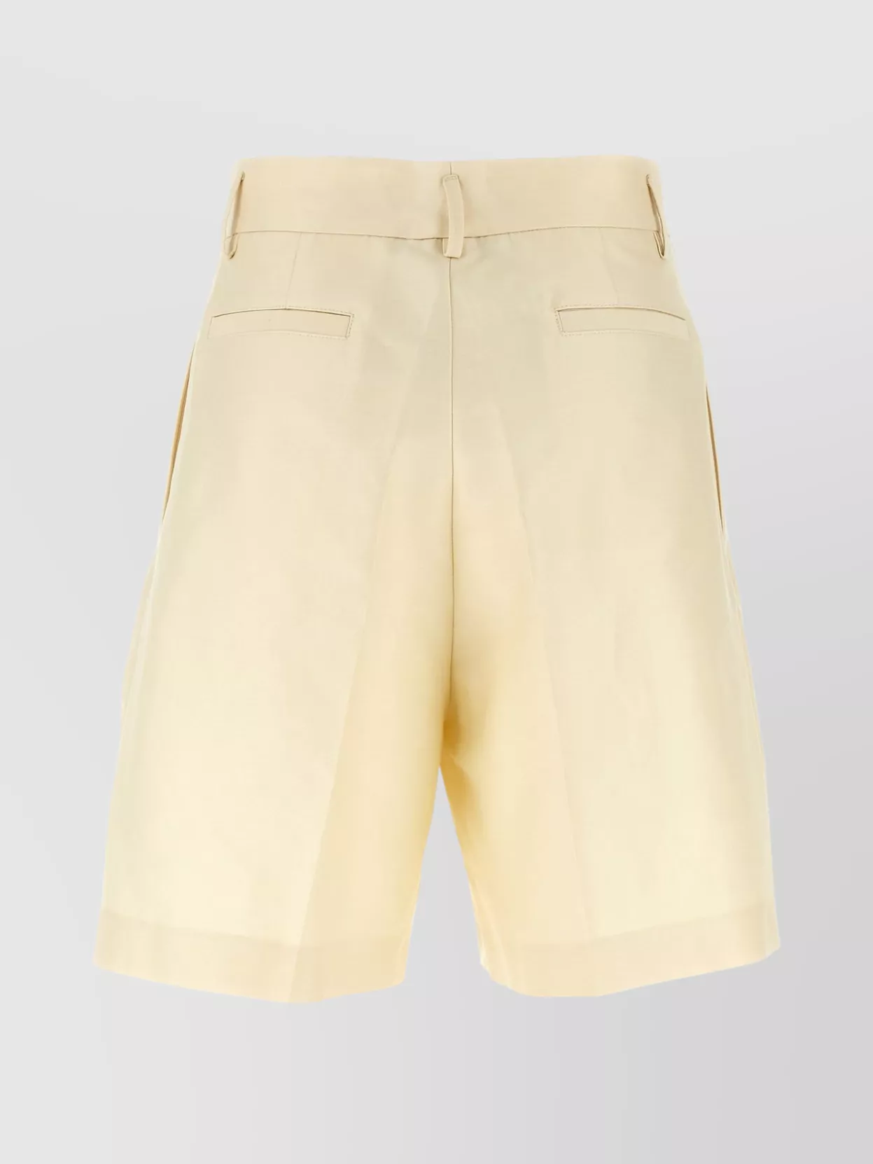 Fabiana Filippi Silk Cotton Bermuda Shorts Bermuda And Short Beige