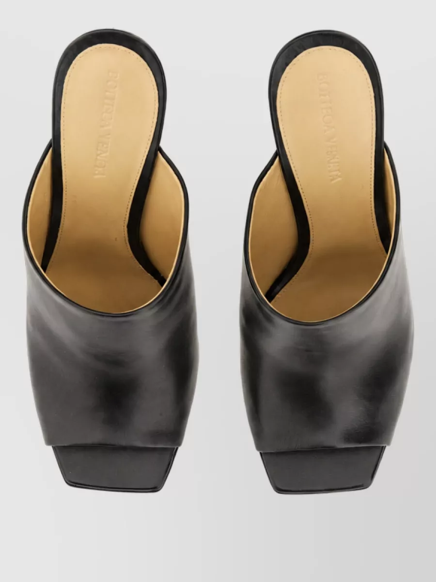 Bottega Veneta Leather Slingback Mules