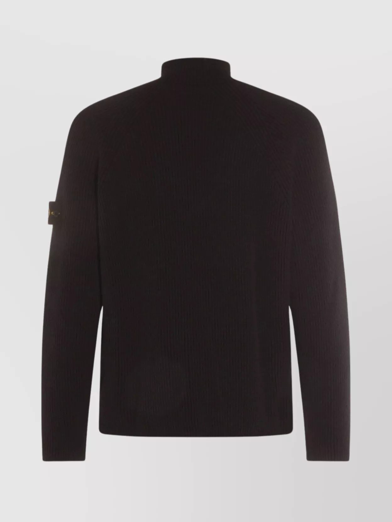 Stone Island Ribbed Crewneck Sweater Fitted Shape