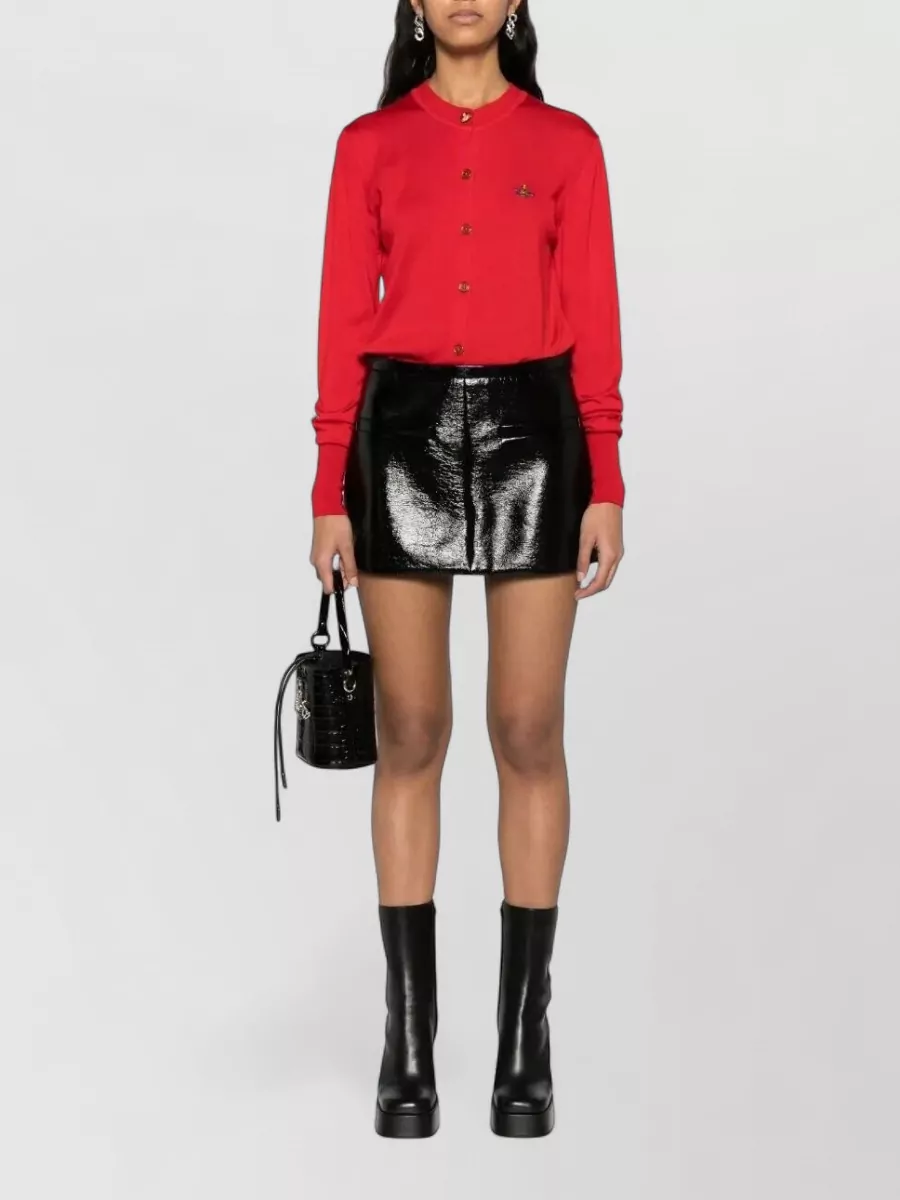 Vivienne Westwood Bea Lightweight Cotton Blend Cardigan Clothing In Multi