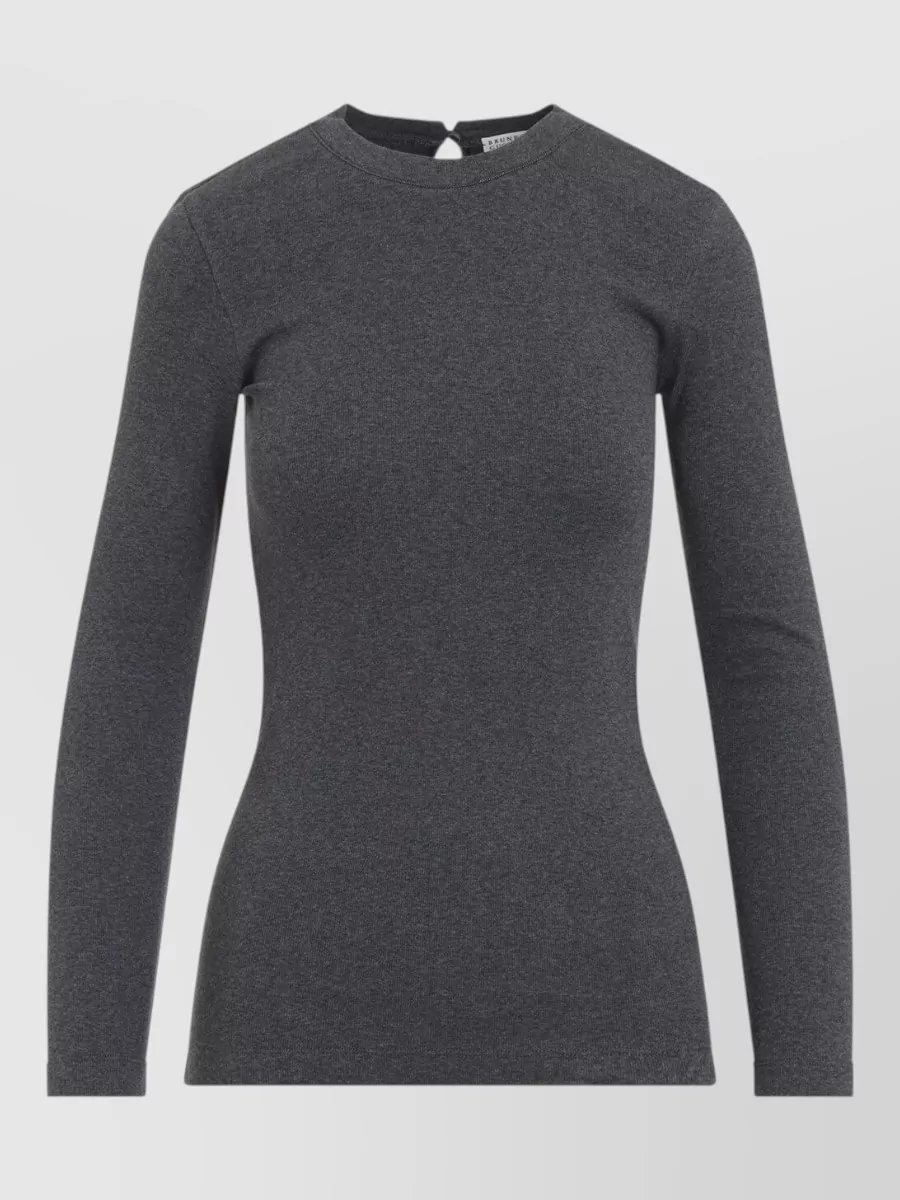 Brunello Cucinelli ribbed long-sleeve t-shirt
