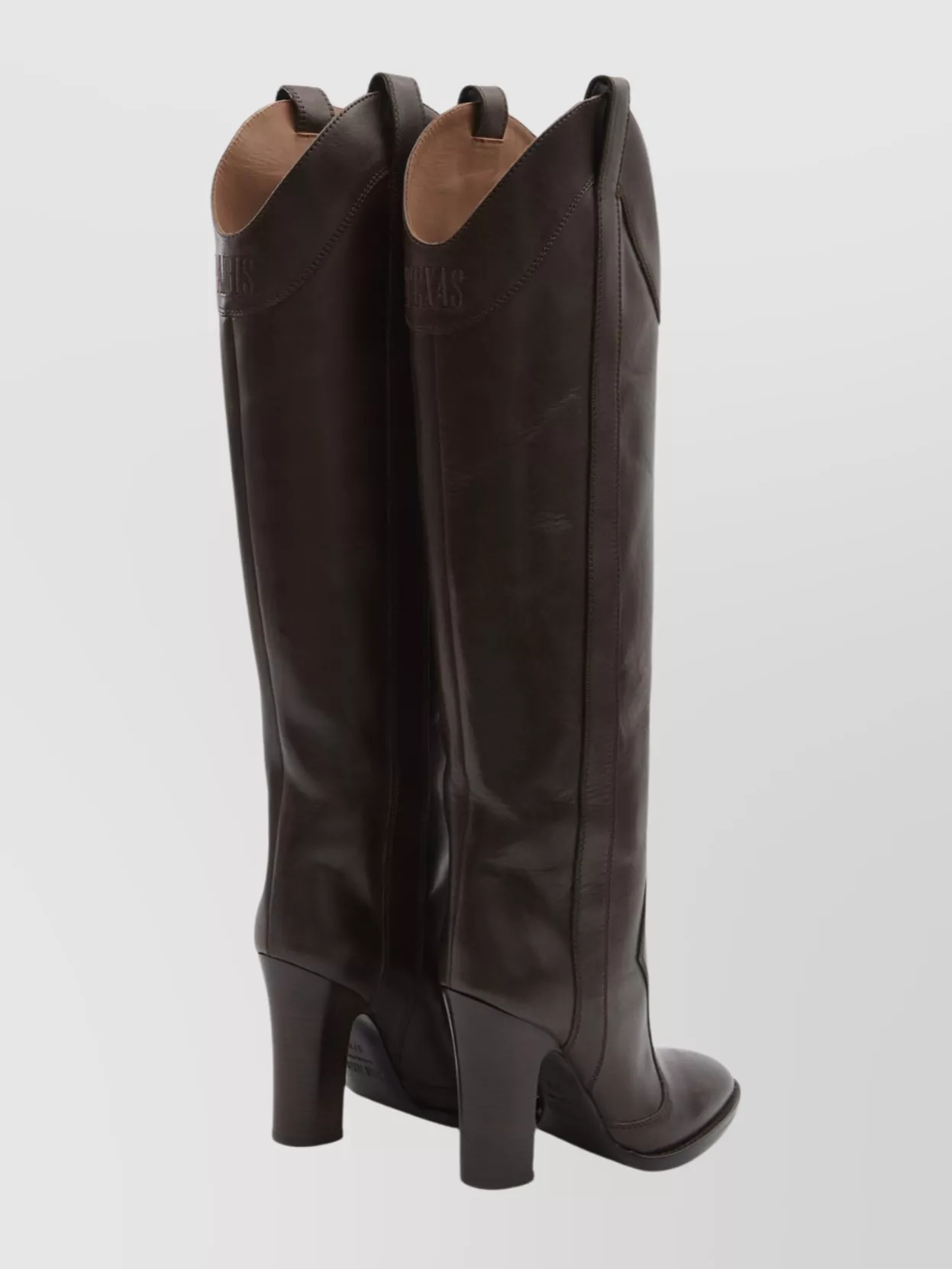Paris Texas Western Style Knee-High Leather Boots