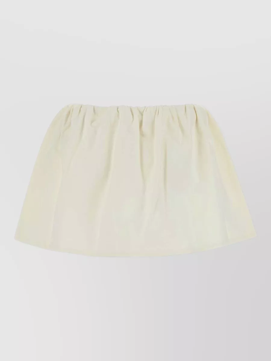 Miu Miu Cotton Mini Skirt