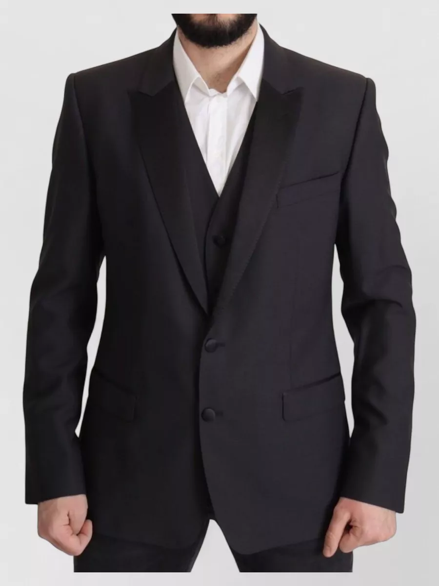 Dolce&Gabbana wool silk single breasted blazer