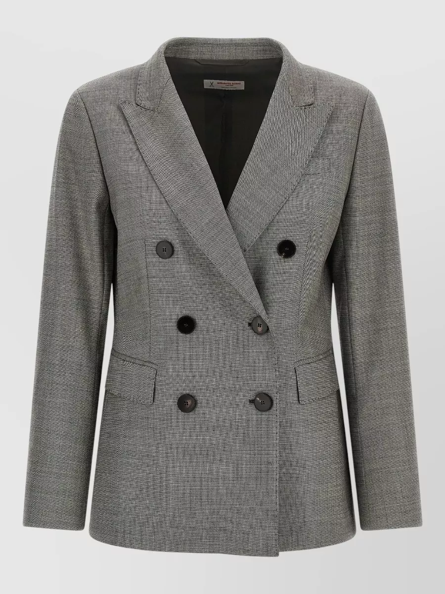Alberto Biani wool double-breasted blazer