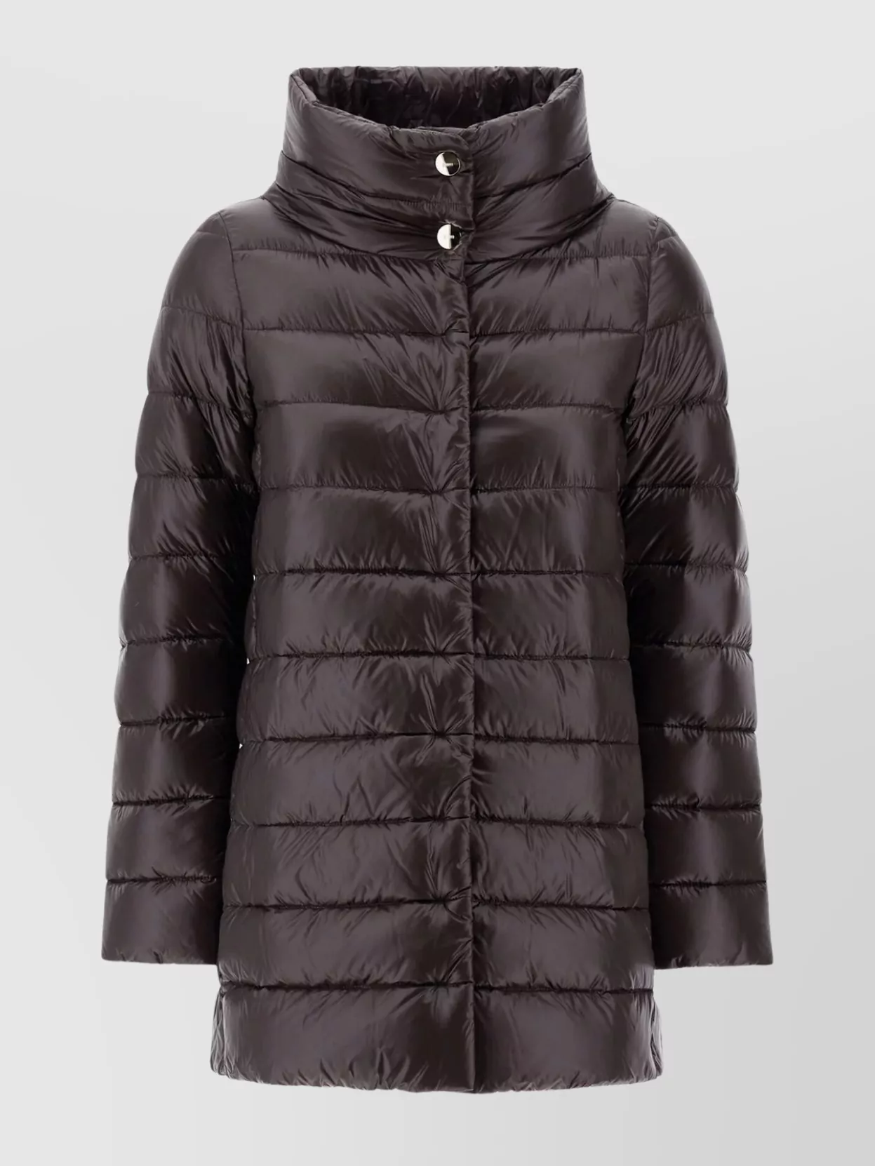 Herno Amelia A-shape Puffer Coat In Black