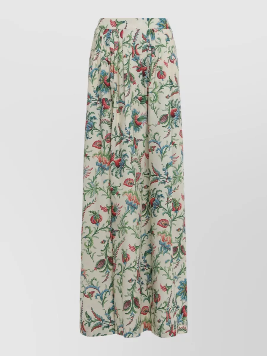 Etro floral-print maxi skirt