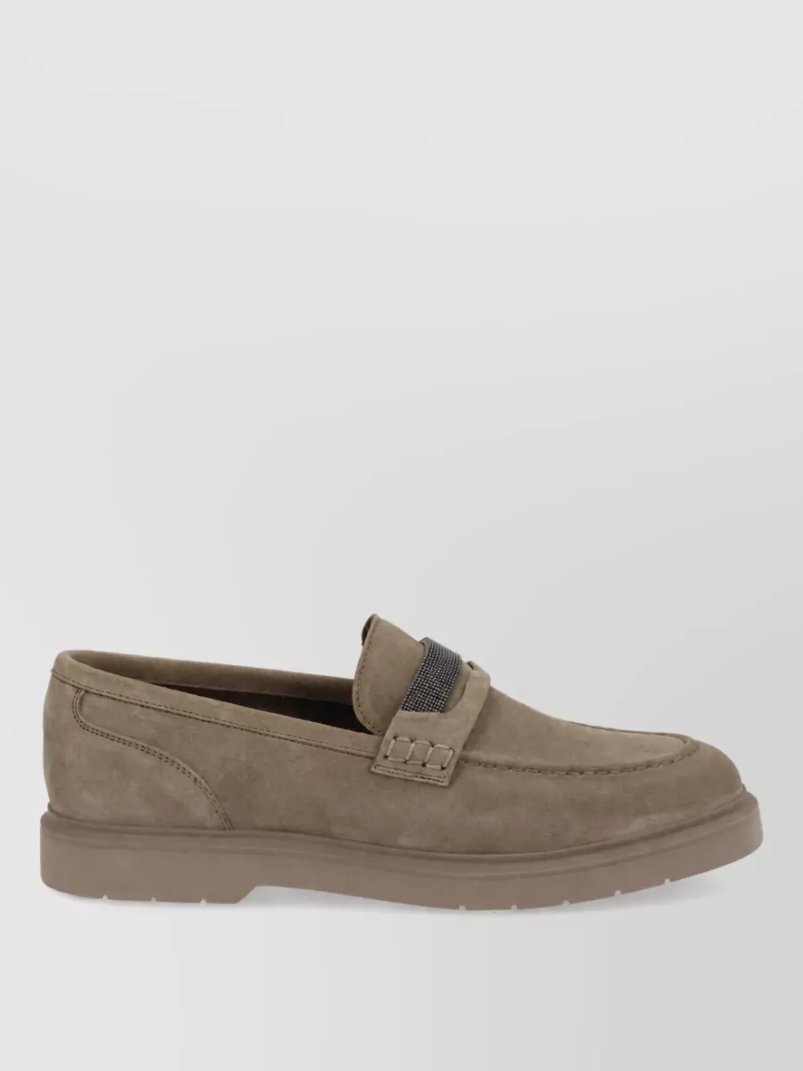 Brunello Cucinelli Leather Loafers