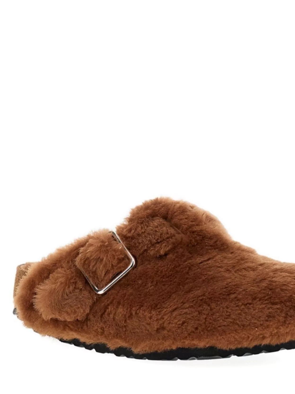 Birkenstock Stylish Slippers With Buckle And Faux Fur