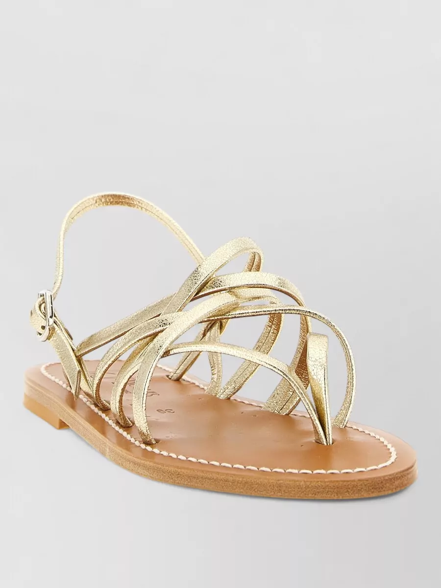 K. Jacques leather thong sandals