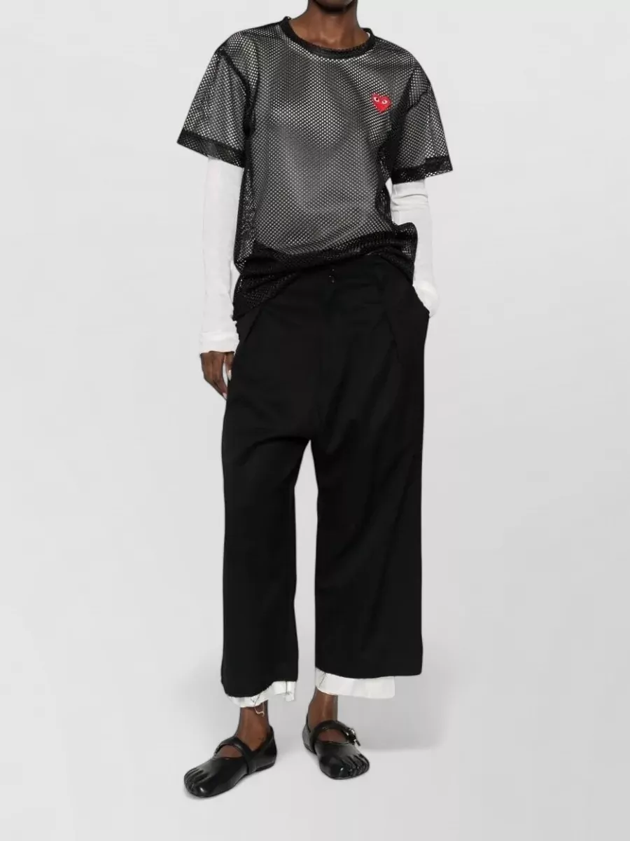 Comme Des Garçons Play Mesh T-Shirt