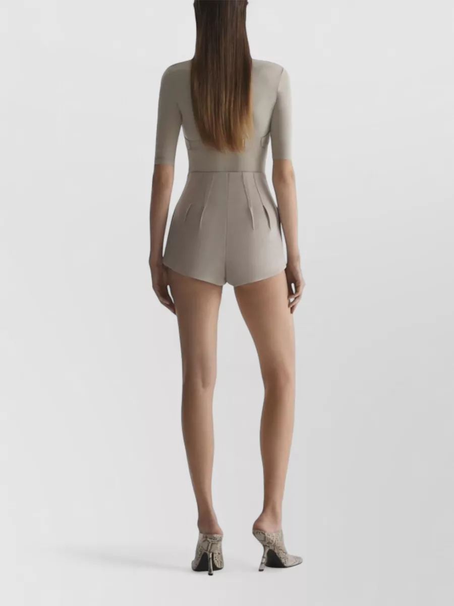 Mugler Straight Short Shorts
