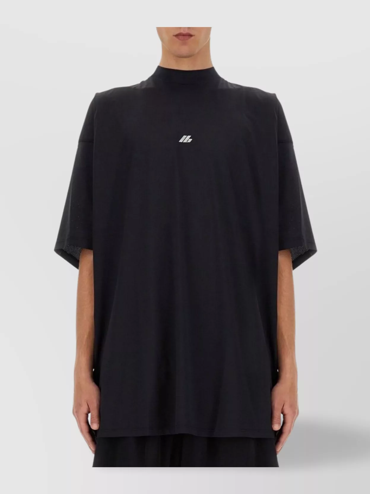 Balenciaga Logo Print Oversized T-Shirt Short Sleeves