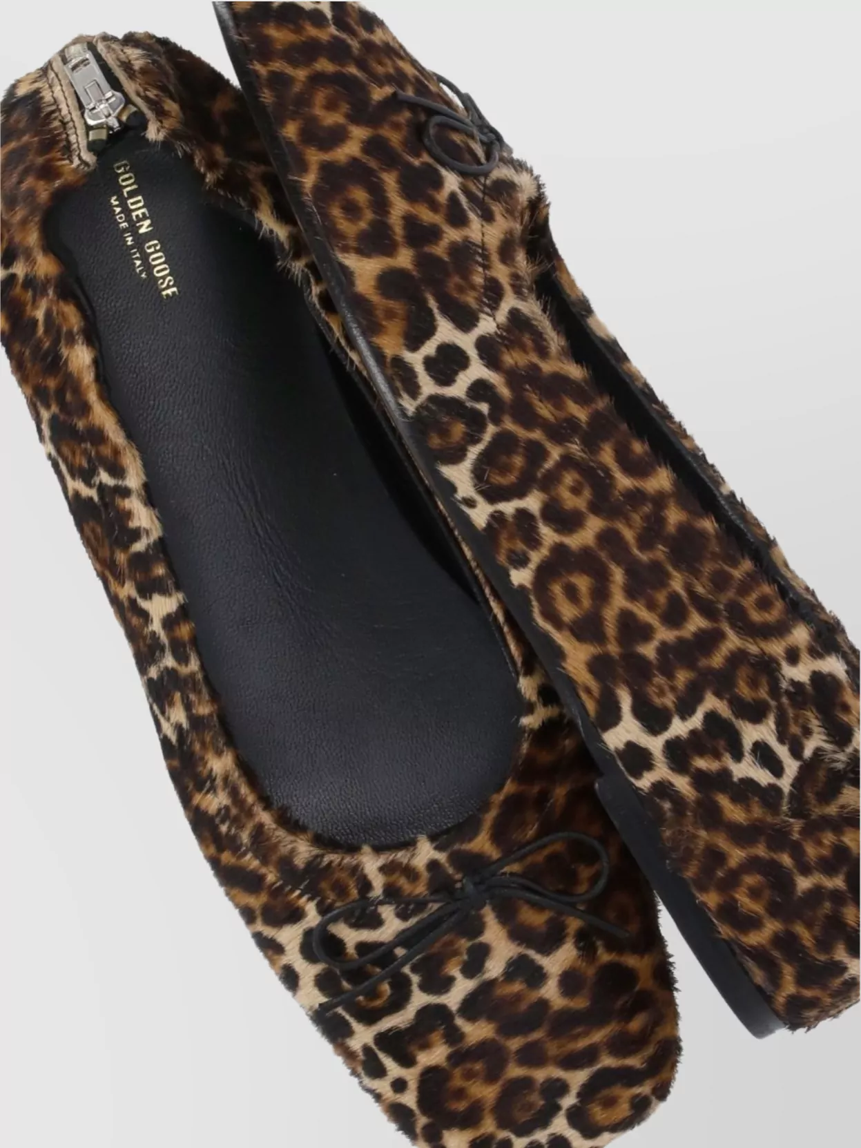 Golden Goose Animalier Lace-Up Ballet Shoes